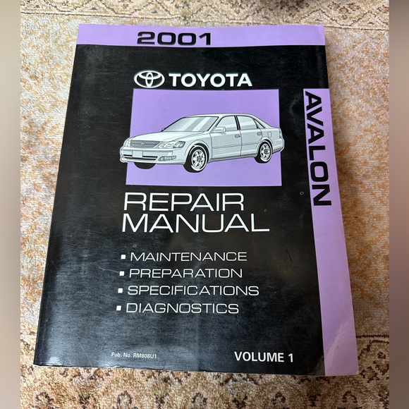 2001 Toyota Avalon Repair Manual Volume I - Picture 4 of 8